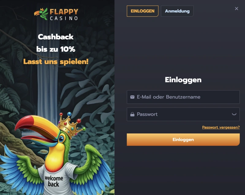 Flappy Login